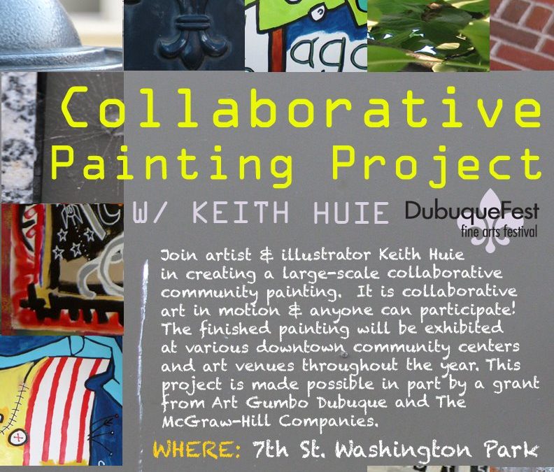 DubuqueFest Collaborative Painting Project