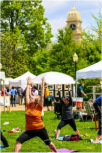 Yoga on the Lawn